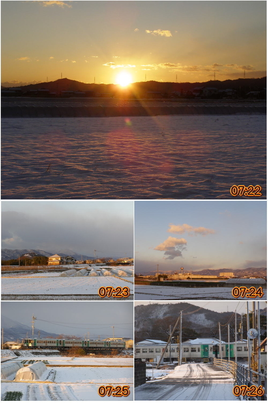 大雪から一夜明けて 尾根の散策