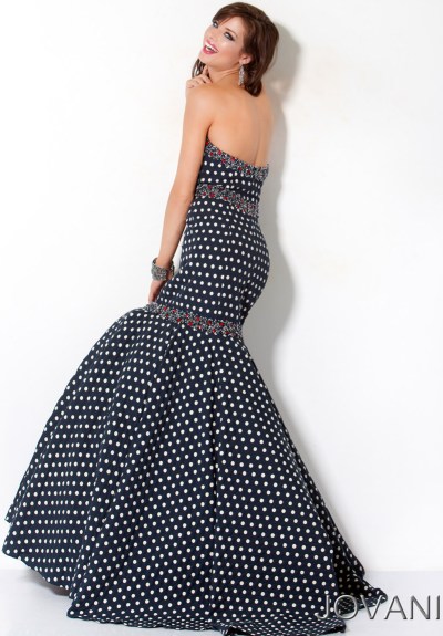 Polka Dot Top Prom Dresses