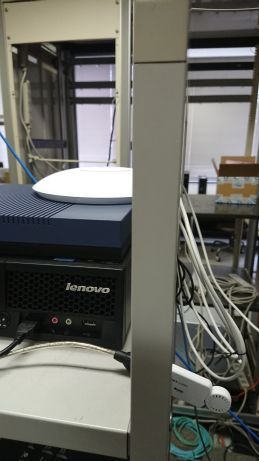 延長ケーブルを使ったセンサー設置