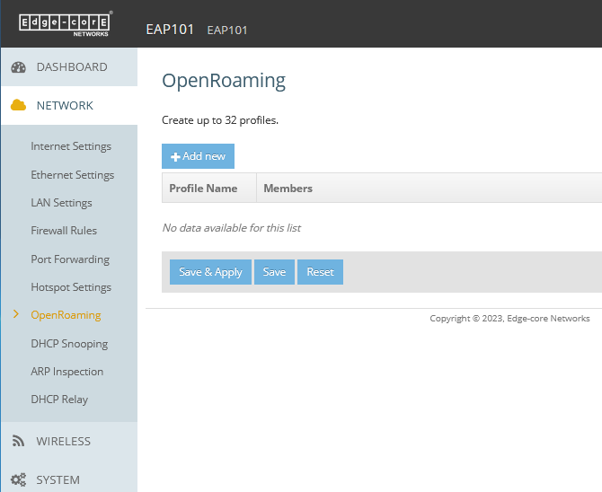 OpenRoaming設定