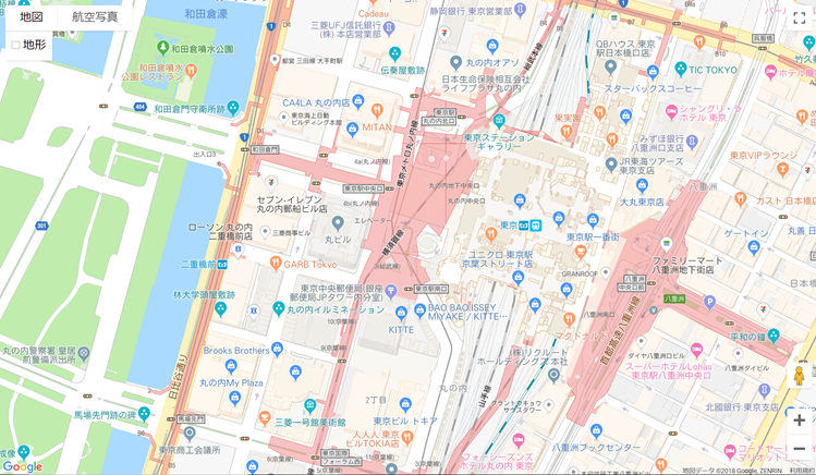 f:id:hhgingisland:20181201220737j:plain Google Maps APIを使ってマップを表示