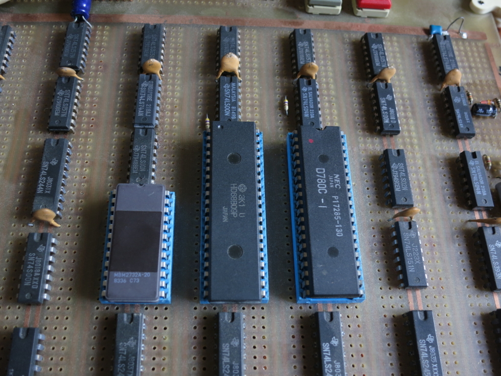 6809/Z80マシーンを発掘しました(2) CPUボード - 電音の歩み