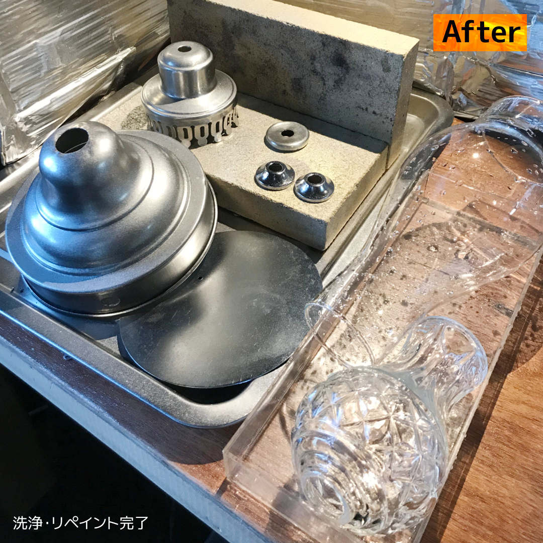 After|錆び落とし・洗浄後リペイントした状態