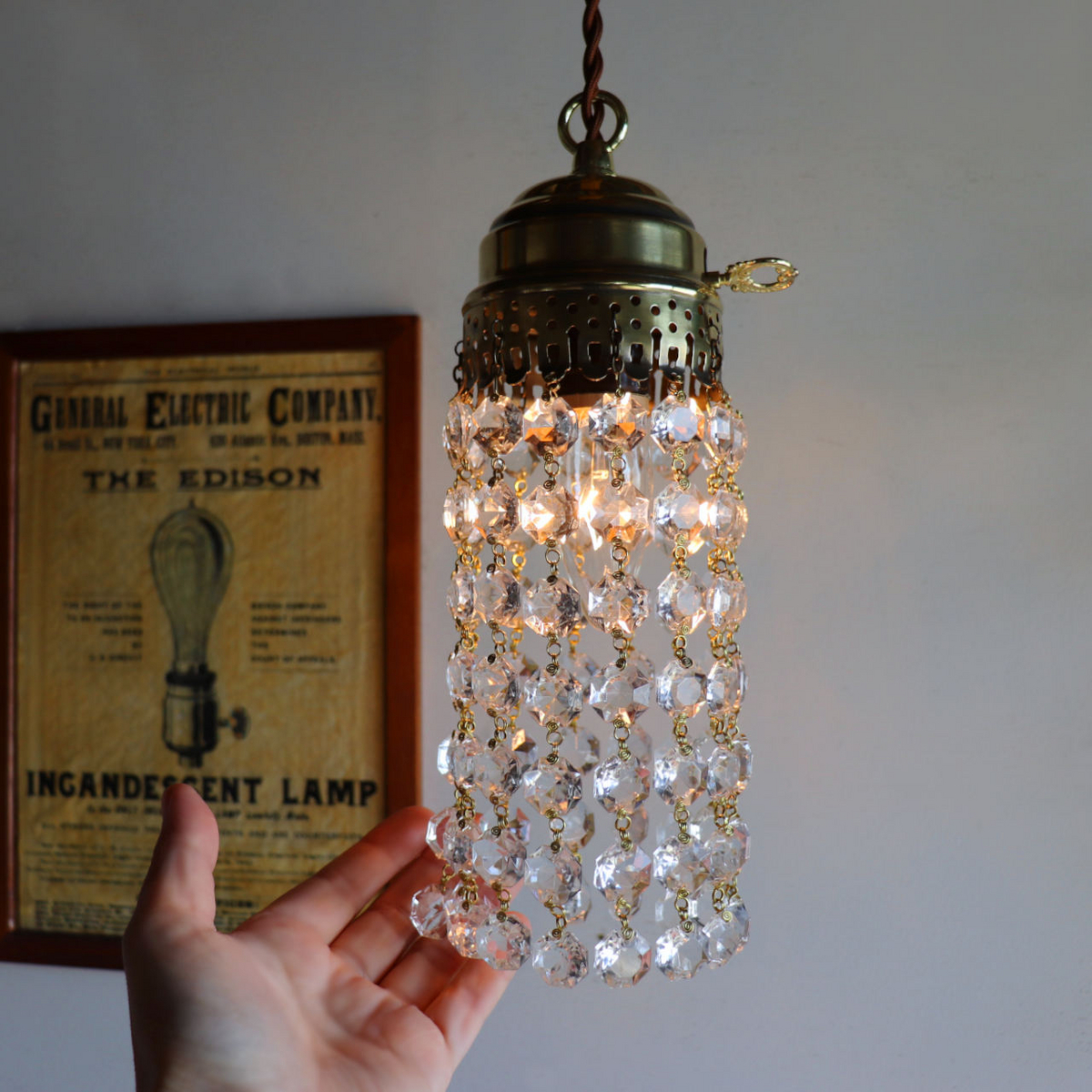 フランスアンティーク　ミニシャンデリア　ペンダントランプ フランスアンティーク ミニシャンデリア ペンダントランプ フレンチ