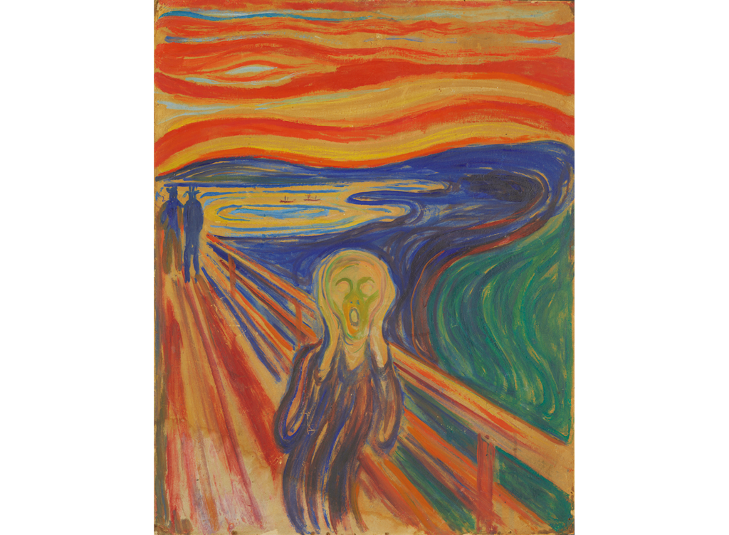 004．エドヴァルド・ムンク ≪叫び≫ 1910年 - 絵画感想文 〜臨床心理