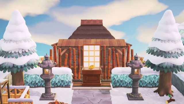 あつ森_神社風レイアウト_神社