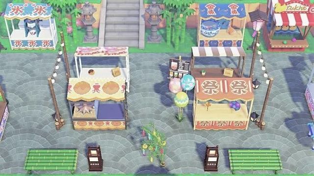 あつ森_お祭り会場