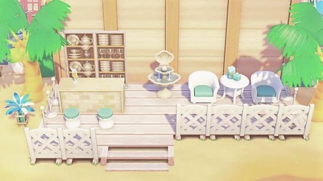 あつ森_オーシャンビューバー