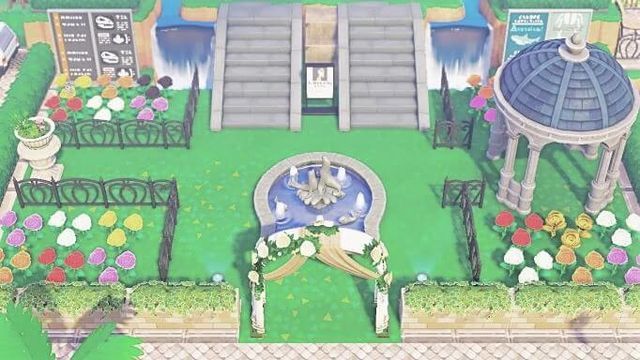 あつ森_博物館前