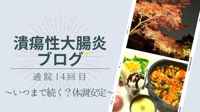 いつまで続く？体調安定～通院14回目～【潰瘍性大腸炎ブログ】