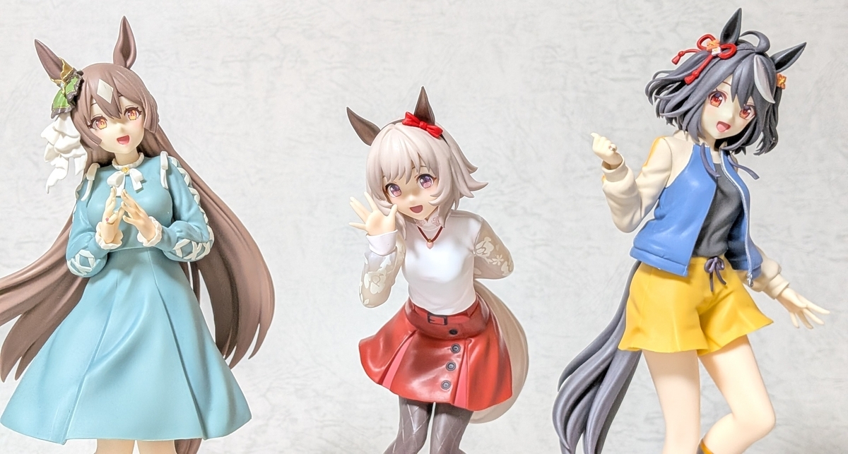 ウマ娘プリティーダービーを飾る 私服カレンチャンフィギュア編 - ひび