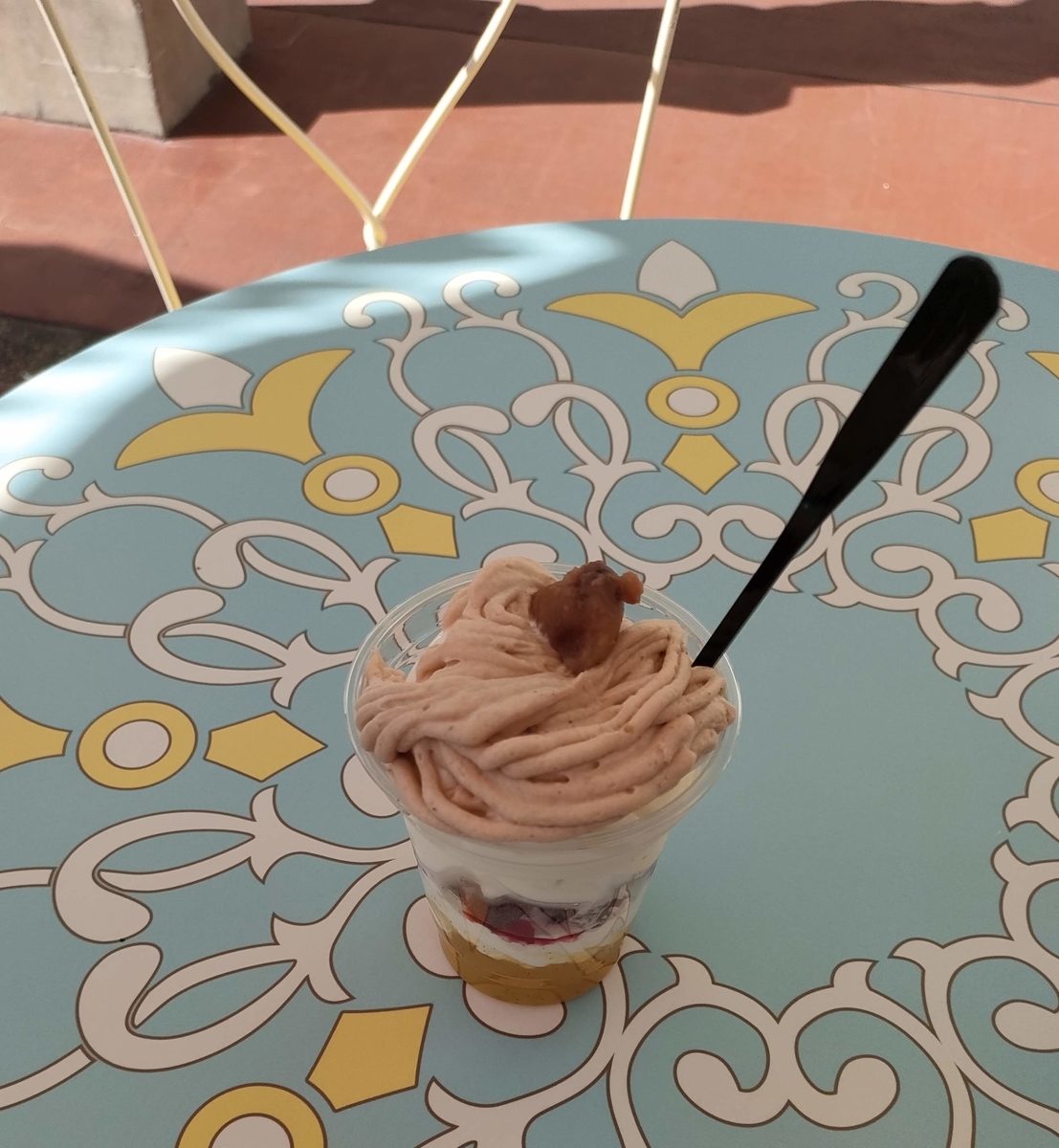 アイスクリームコーンのスペシャルサンデー