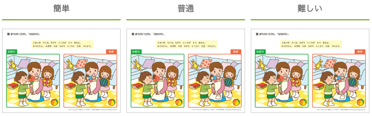 間違い探し