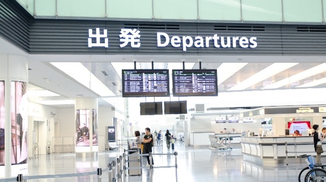 新千歳空港の国内線出発ロビー 搭乗する時はまずここへ 出発手続きカウンターの案内図 北からデパ 新千歳空港から楽しいソラ旅を