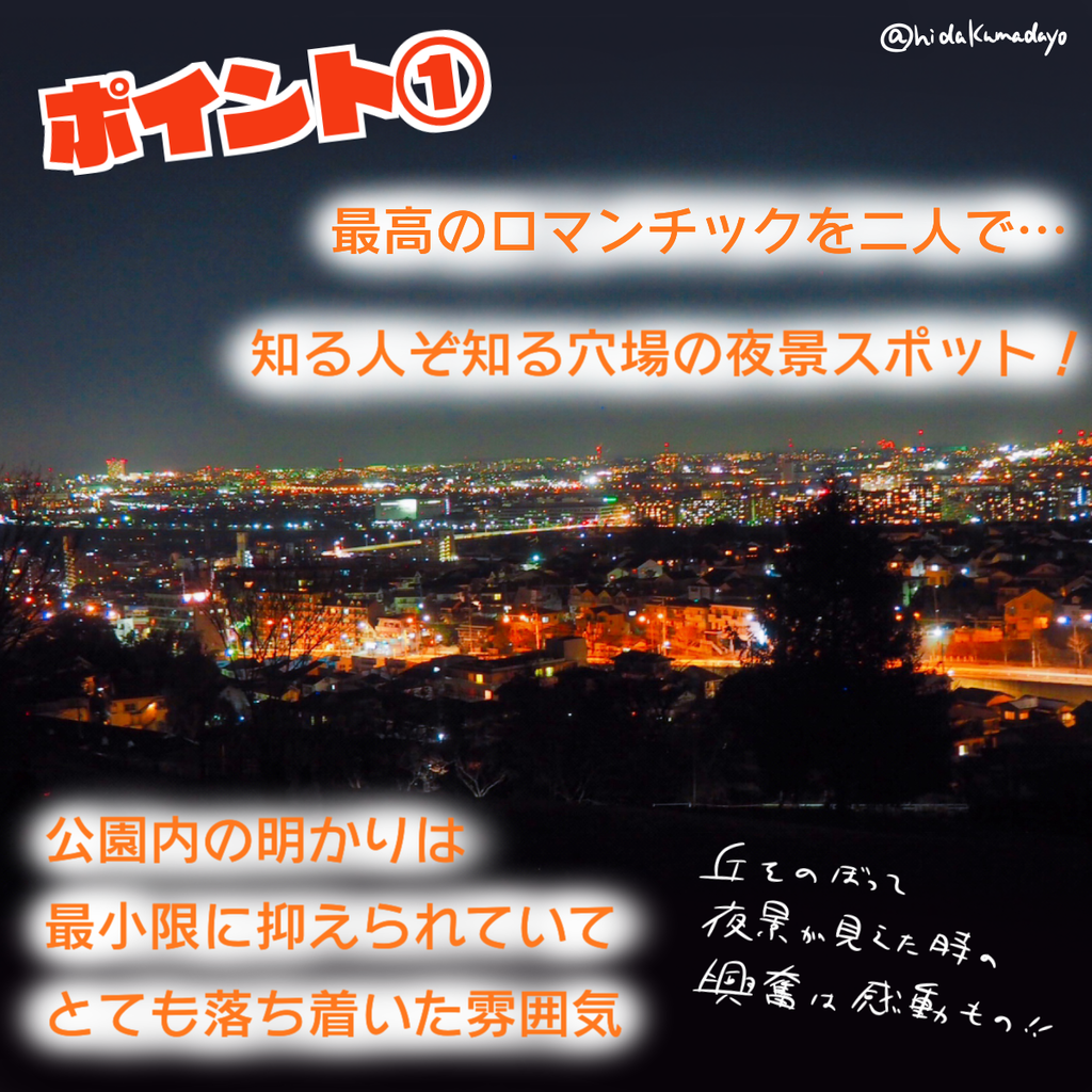 桜ヶ丘公園 ゆうひの丘 夜景好きには絶対行ってほしい 上品夜景が楽しめる東京の穴場デートスポット ひだくまの展望台デートへ行こう