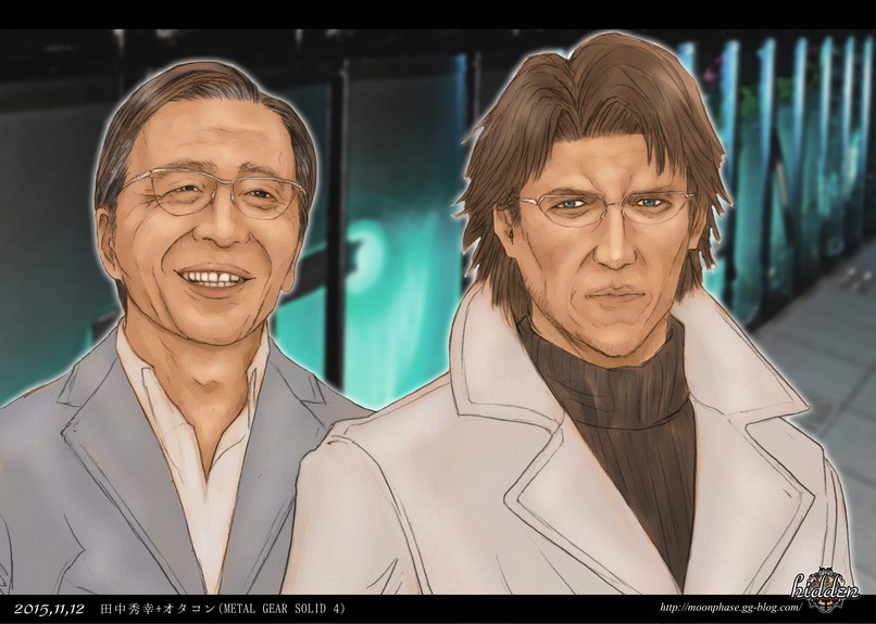 似顔絵】田中秀幸：オタコンとジョナサンの落差を愉しむ【MGS】 - たぬ 