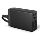 Anker 40W 5ポート USB急速充電器 ACアダプタ PowerIQ搭載 iPhone5C/5S/5/4S/4/iPod/iPad/Xperia/GALAXY/ウォークマン等対応