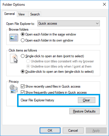 Jumplist and Clear File Explorer history - @port139 Blog