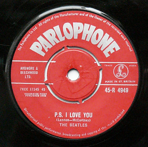 LOVE ME DO 50th Anni. RED LABEL SINGLE - BEET POPS CLUB