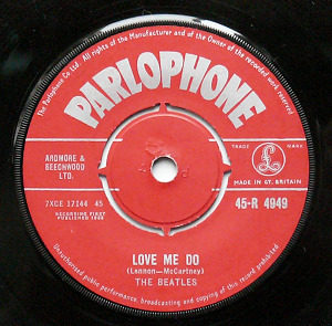LOVE ME DO 50th Anni. RED LABEL SINGLE - BEET POPS CLUB
