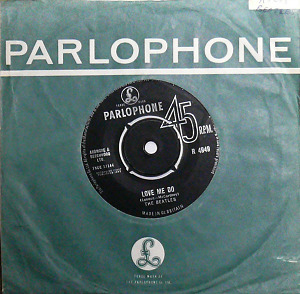LOVE ME DO 50th Anni. RED LABEL SINGLE - BEET POPS CLUB