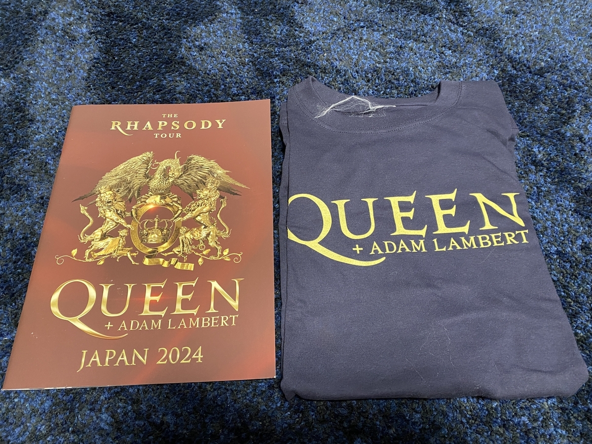 Queen+ADAM THE RHAPSODY JAPAN2024 Tシャツ QUEEN ラプソディーツアー