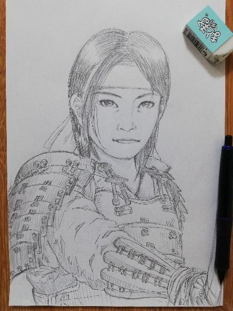 甲冑女子 ヒデのイラスト広場