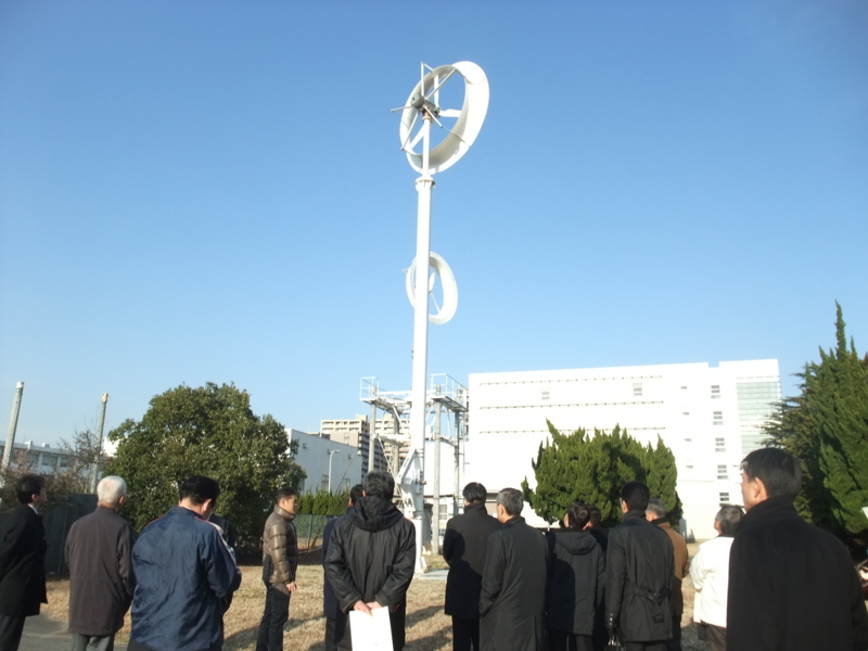 九州大学筑紫キャンパス 風レンズ風車 唐津市議会議員 田中秀和 の独り言