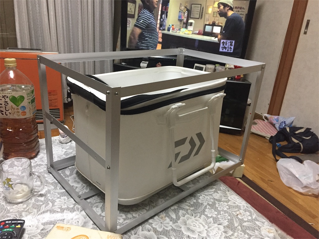 水箱 (チェアバッカン)製作中 - KURODAI MANIA 〜クロダイマニア〜