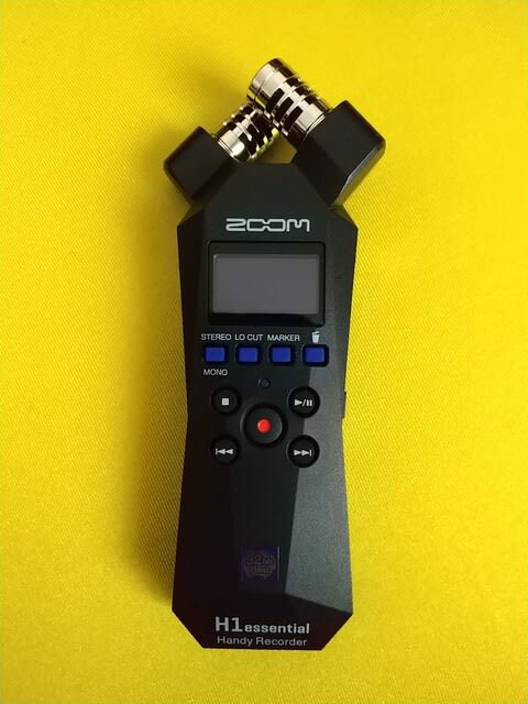 32bitフロート録音をバンド練習で試しました＞ZOOM H1essential - 今日