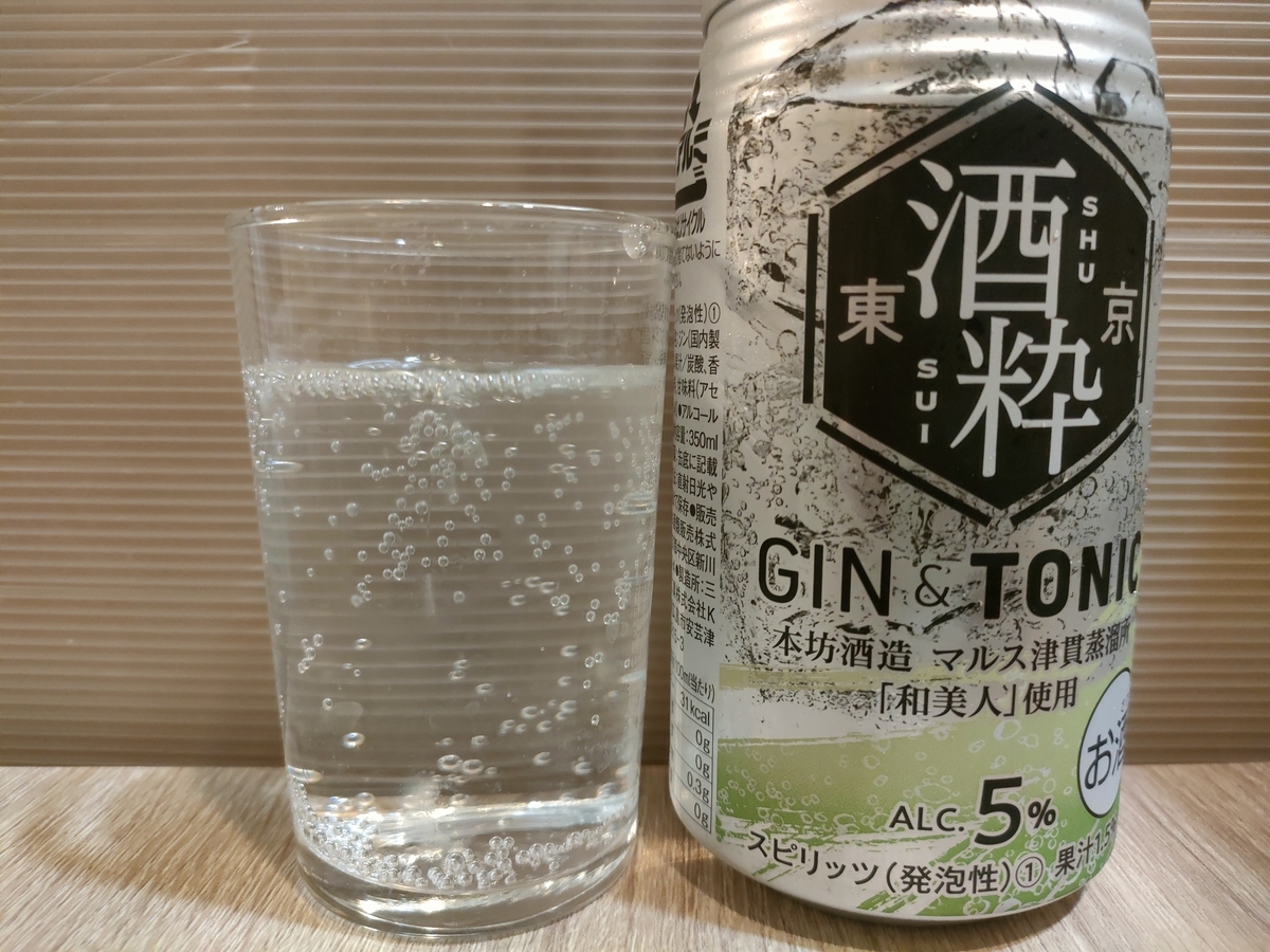 日本酒類販売 酒粋 ジントニック - たべたり、のんだり