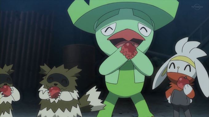 新アニポケ第22話 さよなら ラビフット 感想 透明ブログ