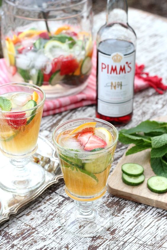 青空の下が似合う英国カクテル ピムス Pimm S あなたもいかがですか 幸せのレシピ集