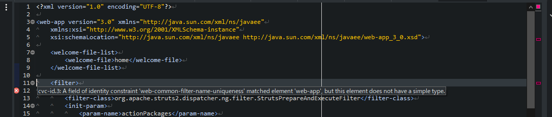 Eclipse上のweb.xmlでエラー - ひじりんのひつまむしブログ