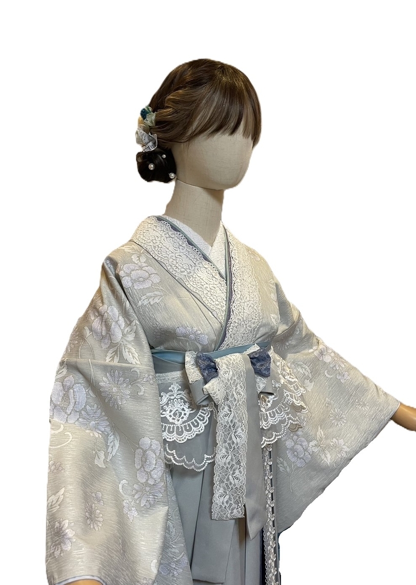 卒業袴レンタル　レース付き卒業袴　レンタル袴　可愛い袴レンタル　名古屋