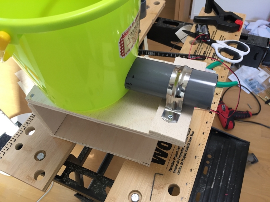 自作卓球マシンを作る ７ 土台部 ３ 比較さんのdiyブログ