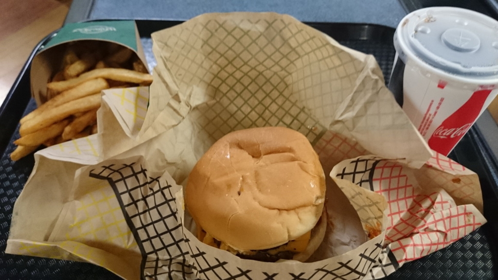 White Spotのハンバーガー