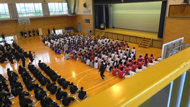 令和5年度 前期生徒総会・壮行会 - 紫風