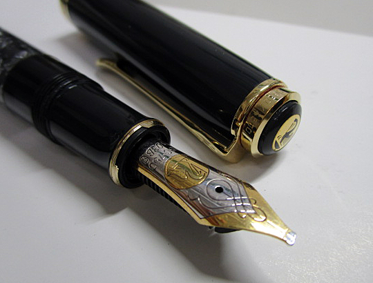 ペリカンの首軸装飾リング製作② / PELIKAN M800 Wall Street - 筆記具