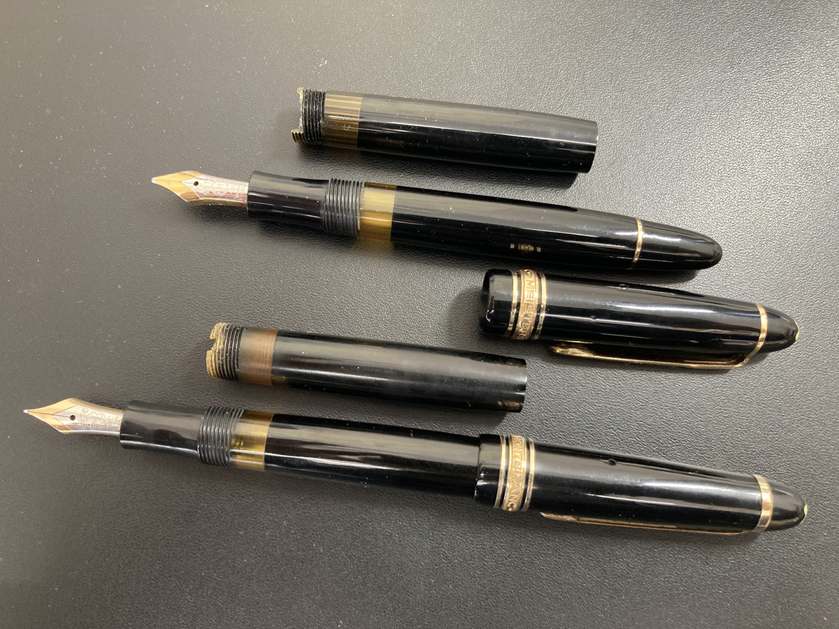 パーツの寸法は違えど / Montblanc Meisterstück 142 - 筆記具工房