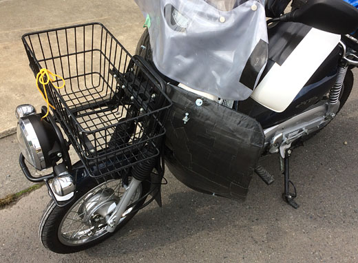カブに久々の拡張レッグシールドです 俺の独り言を聞いてくれ