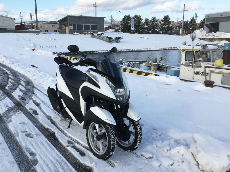 トリシティ125用雪用タイヤチェーン