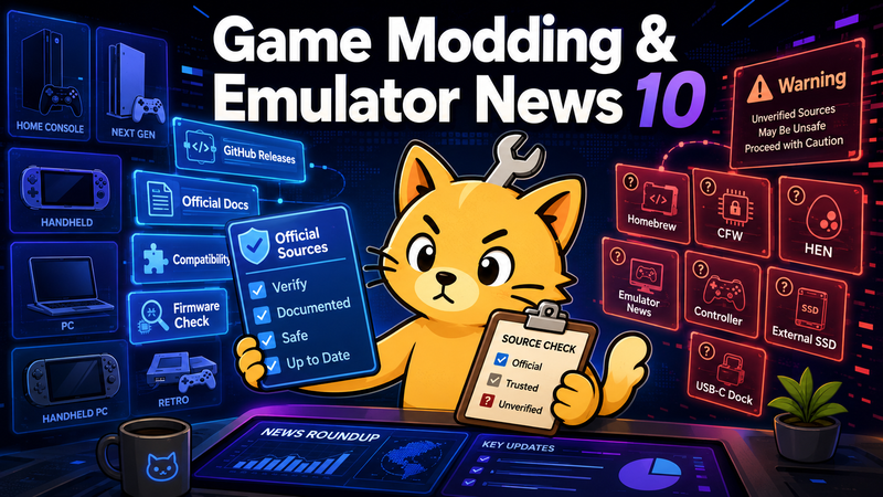 Game Modding, CFW, and Emulator News in June 2026: 10 Updates Worth Checking