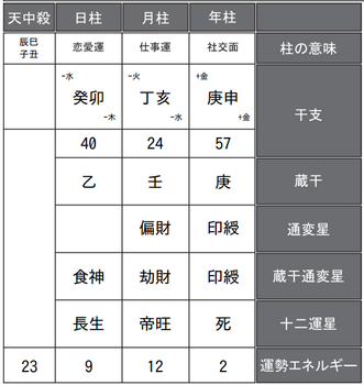 嵐・大野智さんの四柱推命鑑定書