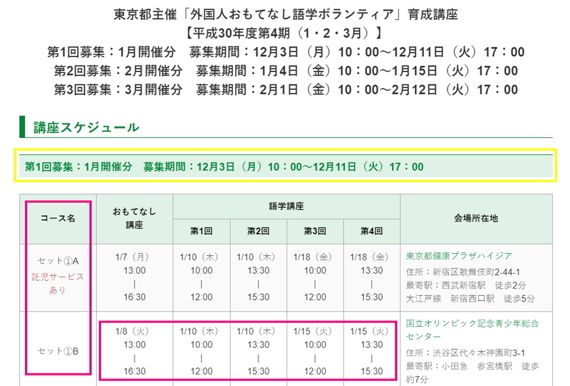 外国人おもてなし語学ボランティア講座