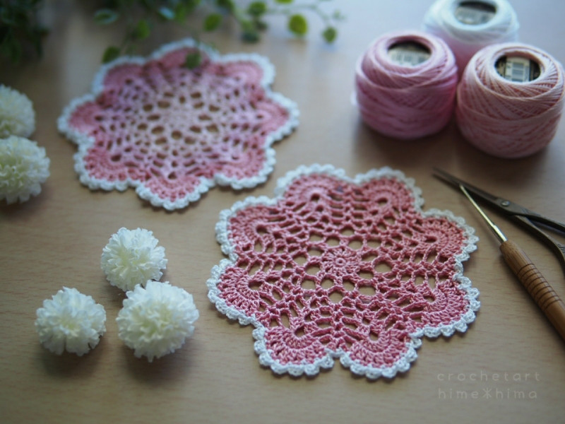 刺繍糸のドイリー 仕上げました - hime*hima & Comfy Days