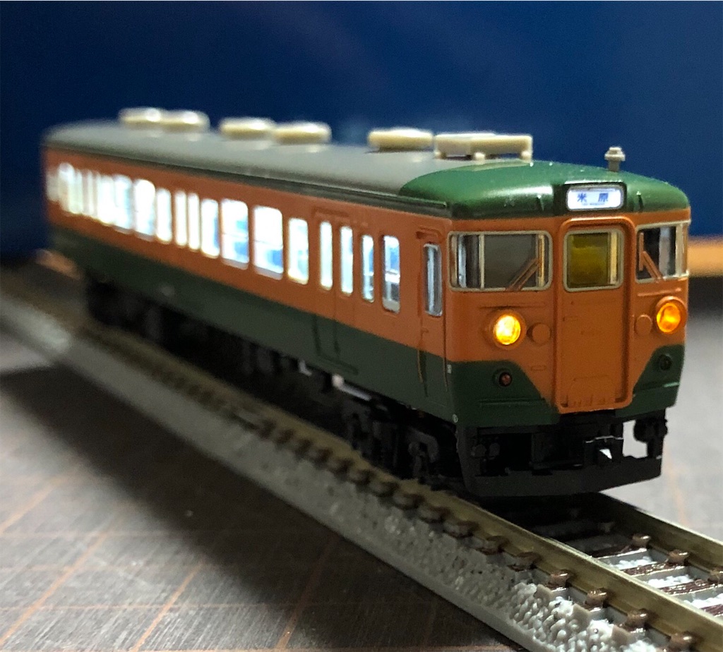 1971年8月の京阪神快速電車 全車非冷房の113系 マイクロエースA