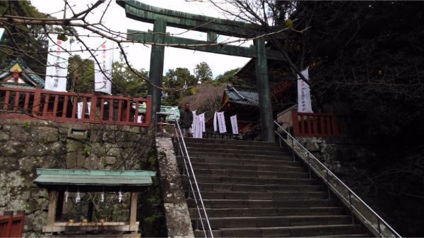 久能山東照宮の境内の図