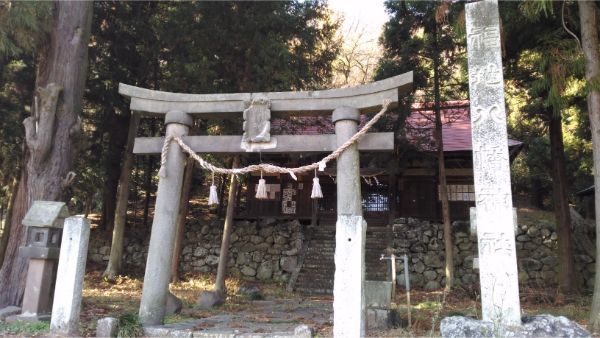 福地八幡神社(北下條)の鳥居