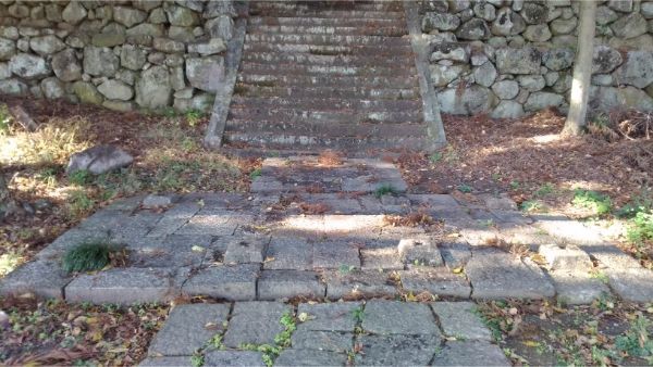 福地八幡神社(北下條)の隋神門跡地